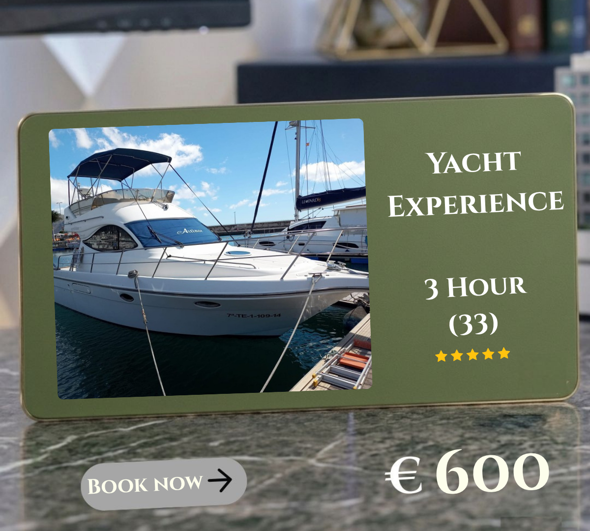 Private yacht Experience